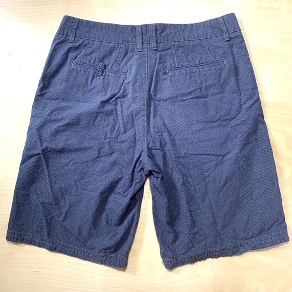 Gotcha Cargo Shorts Mens 34 Gray Striped Flat Front Chino Golf Shorts - Picture 5 of 5